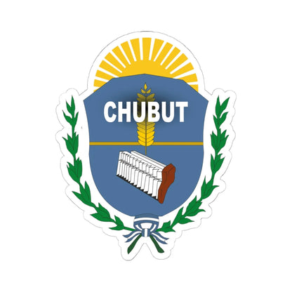Escudo estilizado de Chubut (Argentina) (Coat of Arms) STICKER Vinyl Kiss-Cut Decal - The Sticker Space