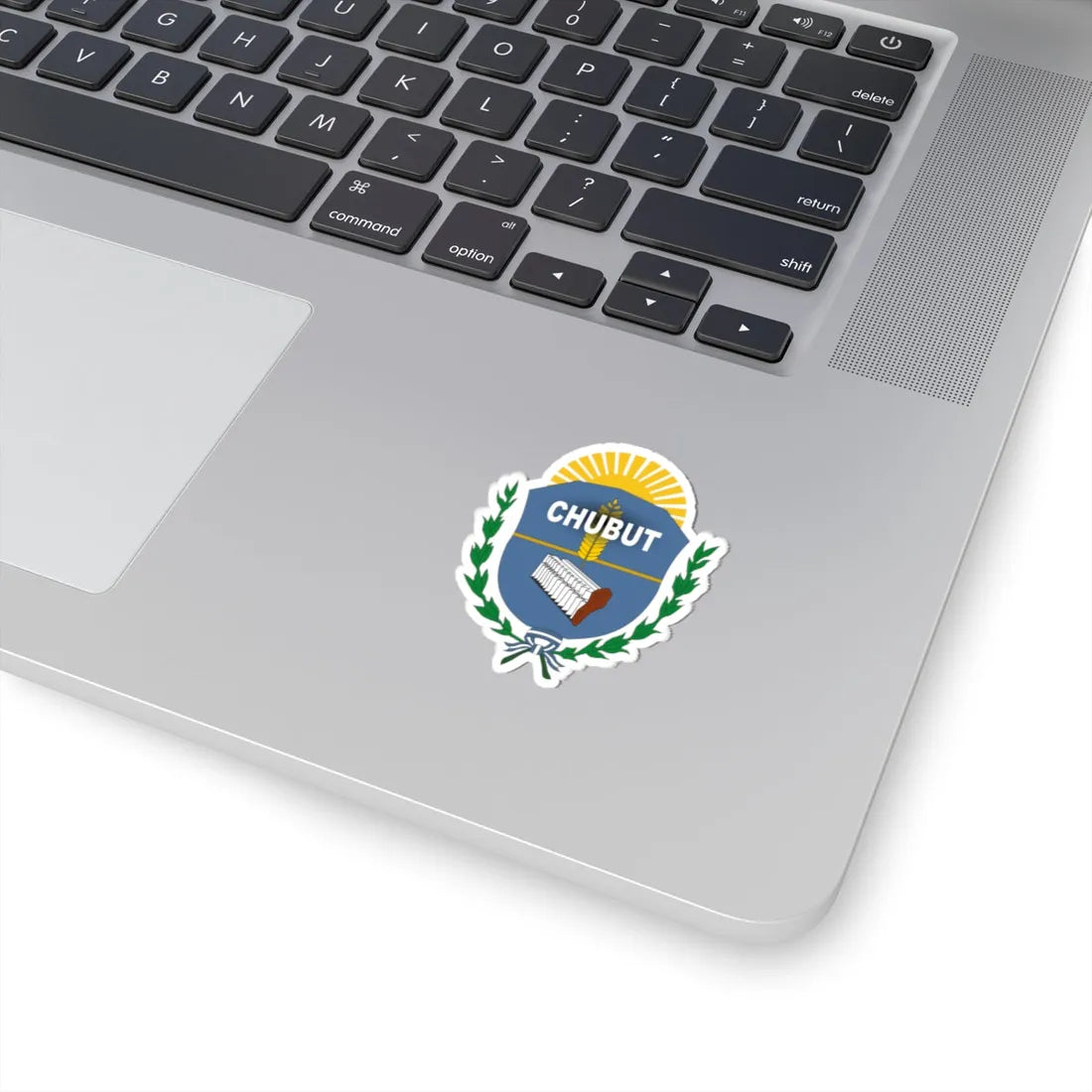 Escudo estilizado de Chubut (Argentina) (Coat of Arms) STICKER Vinyl Kiss-Cut Decal - The Sticker Space