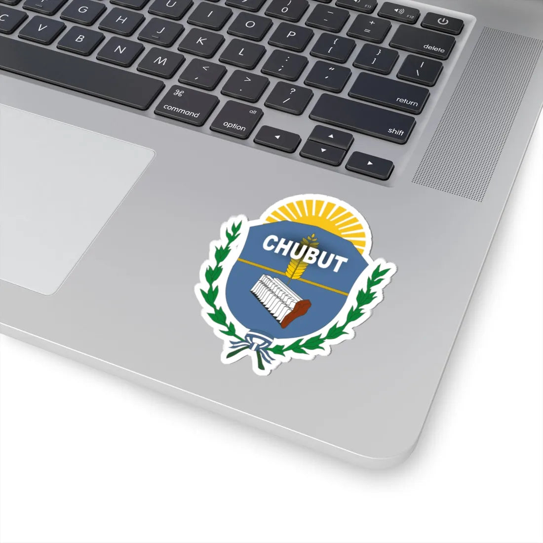 Escudo estilizado de Chubut (Argentina) (Coat of Arms) STICKER Vinyl Kiss-Cut Decal - The Sticker Space