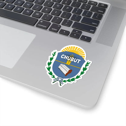 Escudo estilizado de Chubut (Argentina) (Coat of Arms) STICKER Vinyl Kiss-Cut Decal - The Sticker Space