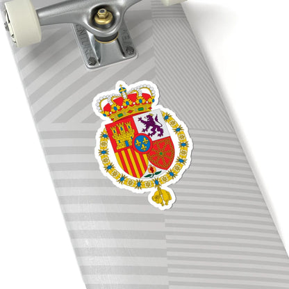 Escudo Felipe VI de España (Spain) (Coat of Arms) STICKER Vinyl Kiss-Cut Decal - The Sticker Space