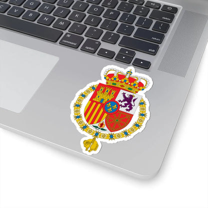 Escudo Felipe VI de España (Spain) (Coat of Arms) STICKER Vinyl Kiss-Cut Decal - The Sticker Space