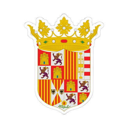 Escudo Fernando II Bassi (Spain) (Coat of Arms) STICKER Vinyl Kiss-Cut Decal - The Sticker Space