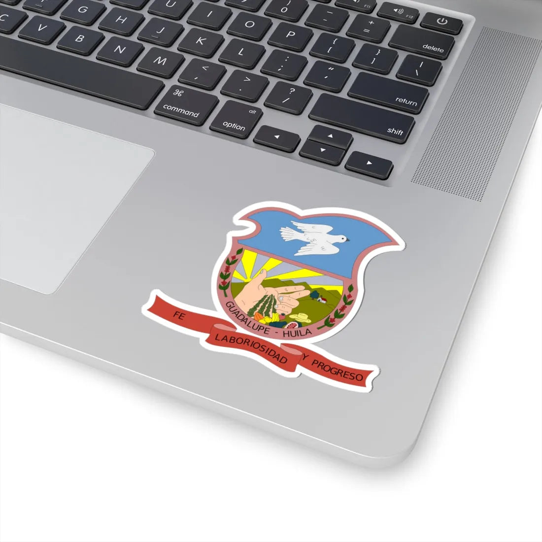 Escudo Guadalupe-Huila (Colombia) (Coat of Arms) STICKER Vinyl Kiss-Cut Decal - The Sticker Space
