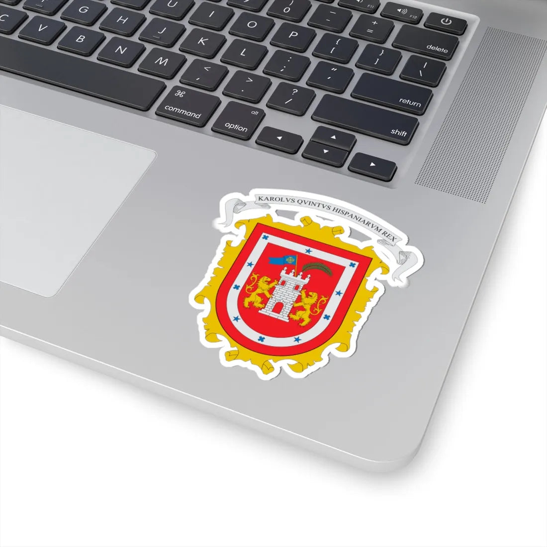 Escudo Huejotzingo (Costa Rica) (Coat of Arms) STICKER Vinyl Kiss-Cut Decal - The Sticker Space