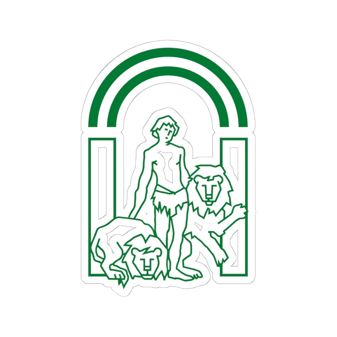 Escudo institucional de la Junta de Andalucía (Spain) (Coat of Arms) STICKER Vinyl Kiss-Cut Decal 6 Inch White - The Sticker Space