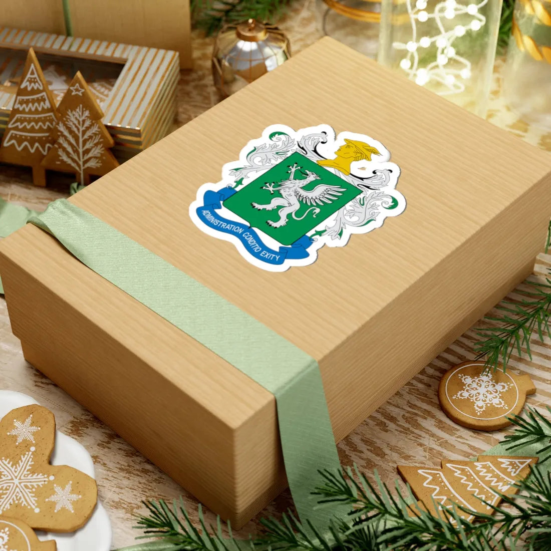 Escudo Intendencia-ENC (Colombia) (Coat of Arms) STICKER Vinyl Kiss-Cut Decal - The Sticker Space