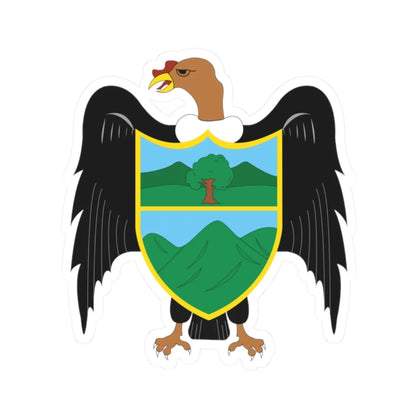 Escudo Mariscal Luzuriaga (Peru) (Coat of Arms) STICKER Vinyl Kiss-Cut Decal 2 Inch White - The Sticker Space