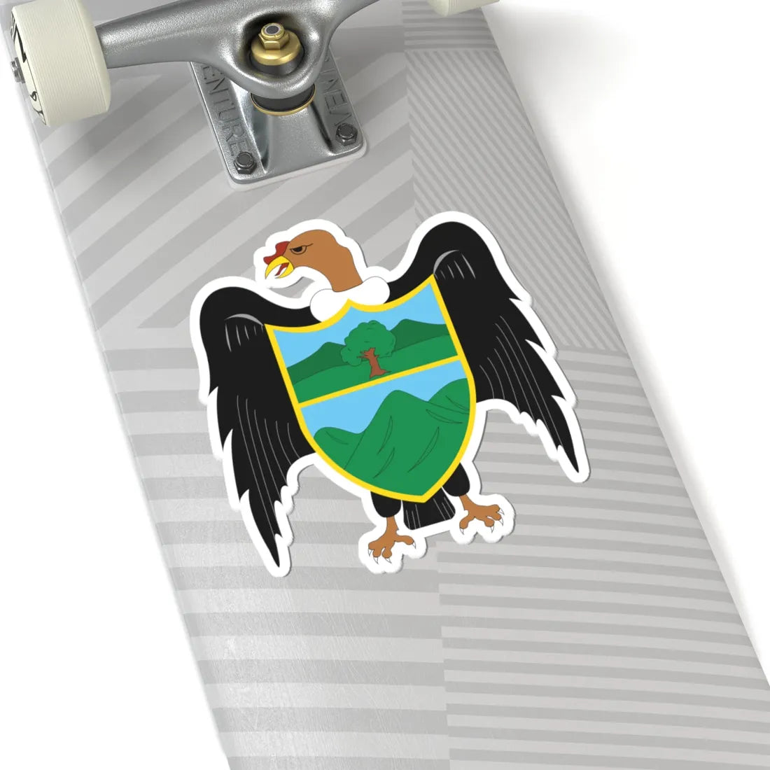 Escudo Mariscal Luzuriaga (Peru) (Coat of Arms) STICKER Vinyl Kiss-Cut Decal - The Sticker Space