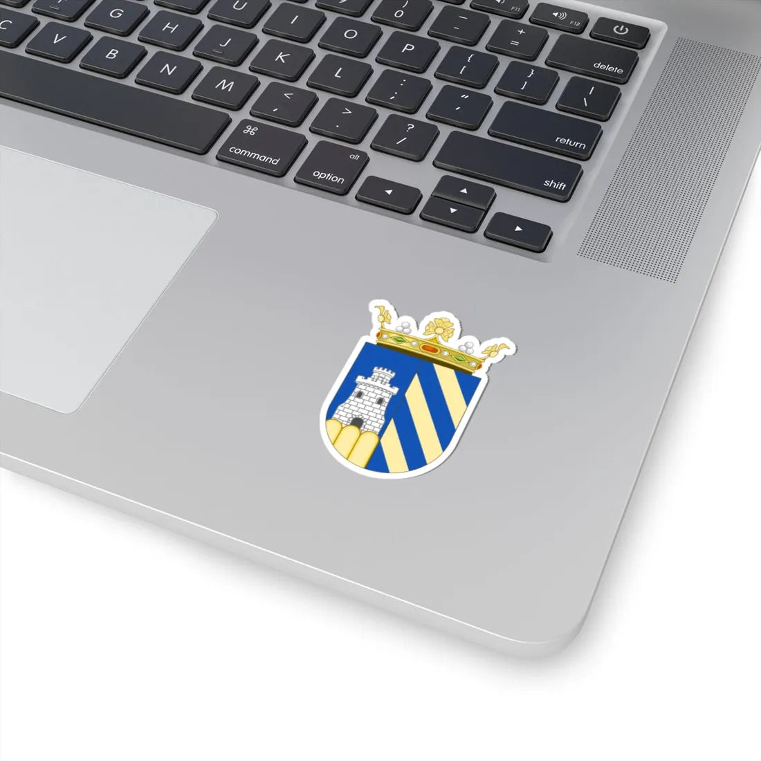 Escudo marquesal Platoni (Spain) (Coat of Arms) STICKER Vinyl Kiss-Cut Decal - The Sticker Space