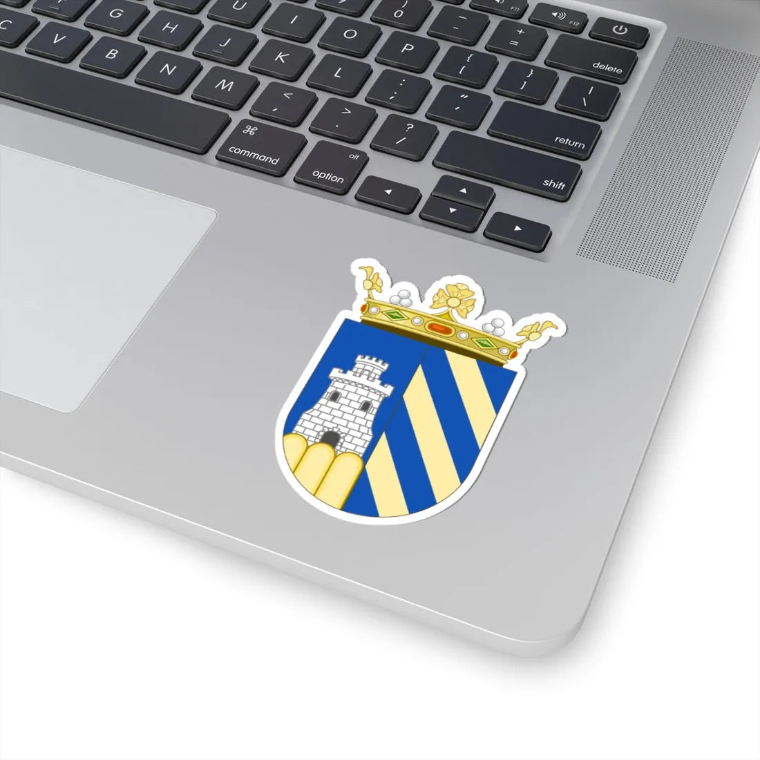 Escudo marquesal Platoni (Spain) (Coat of Arms) STICKER Vinyl Kiss-Cut Decal - The Sticker Space