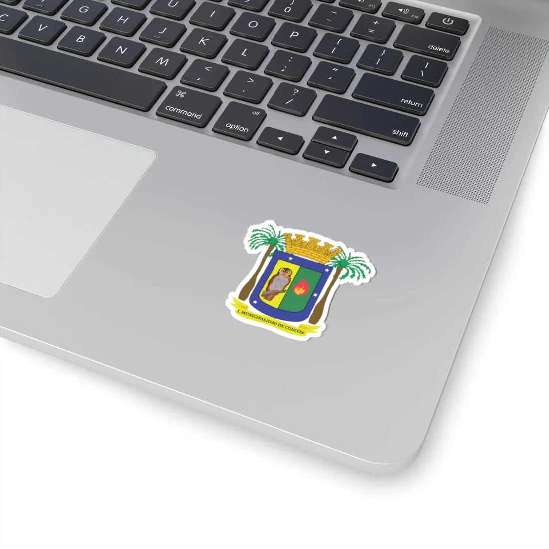 Escudo Municipal de Concón (Chile) (Coat of Arms) STICKER Vinyl Kiss-Cut Decal - The Sticker Space