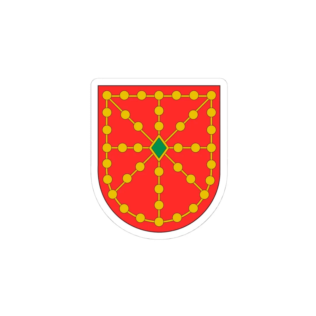 Escudo Nabarra Independentzia (Spain) (Coat of Arms) STICKER Vinyl Kiss-Cut Decal - The Sticker Space