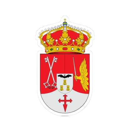 Escudo provincia de Albacete (Spain) (Coat of Arms) STICKER Vinyl Kiss-Cut Decal 3 Inch White - The Sticker Space
