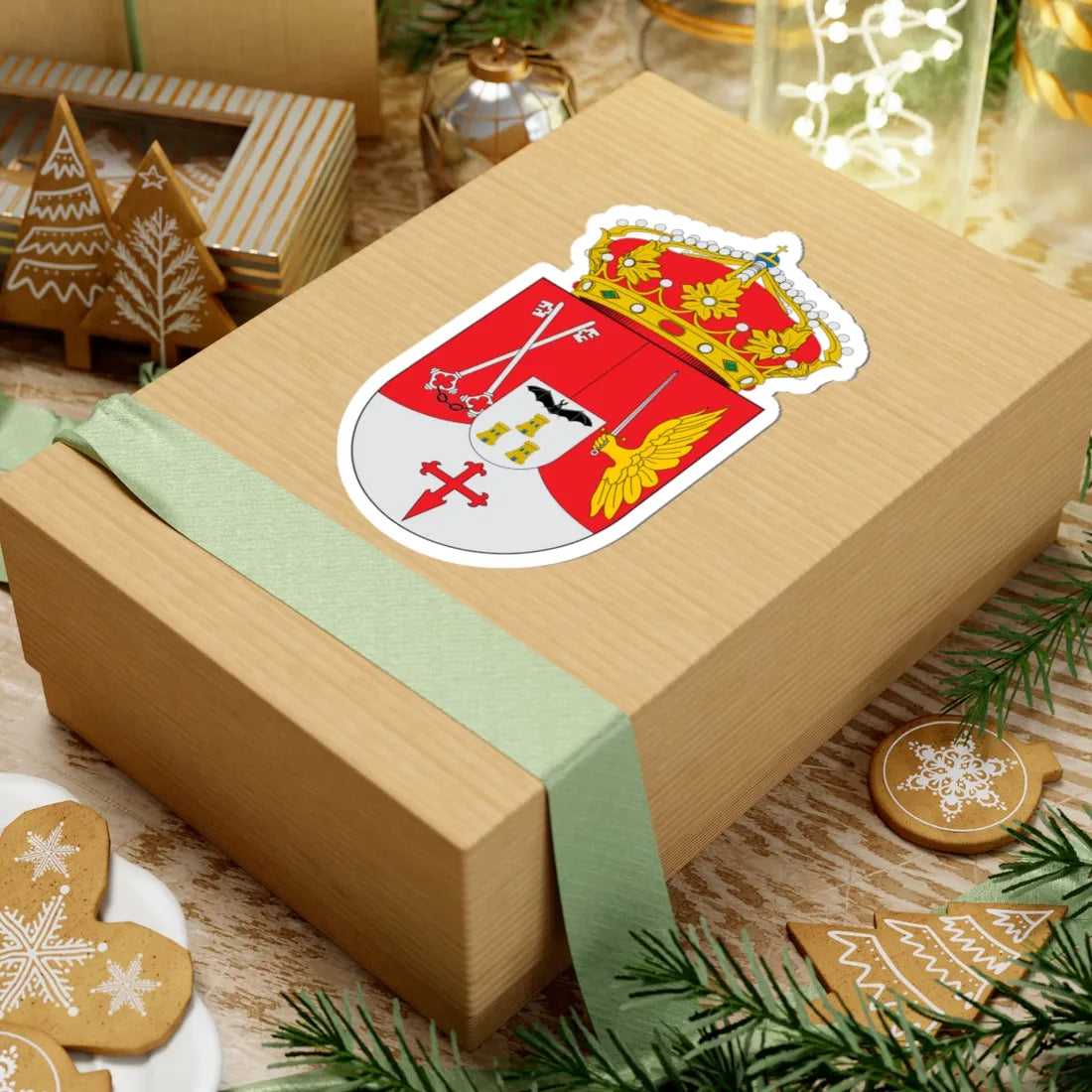 Escudo provincia de Albacete (Spain) (Coat of Arms) STICKER Vinyl Kiss-Cut Decal - The Sticker Space