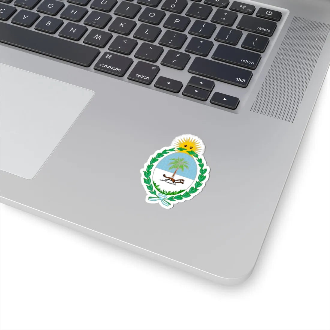 Escudo Provincia del Chaco bandas (Argentina) (Coat of Arms) STICKER Vinyl Kiss-Cut Decal - The Sticker Space