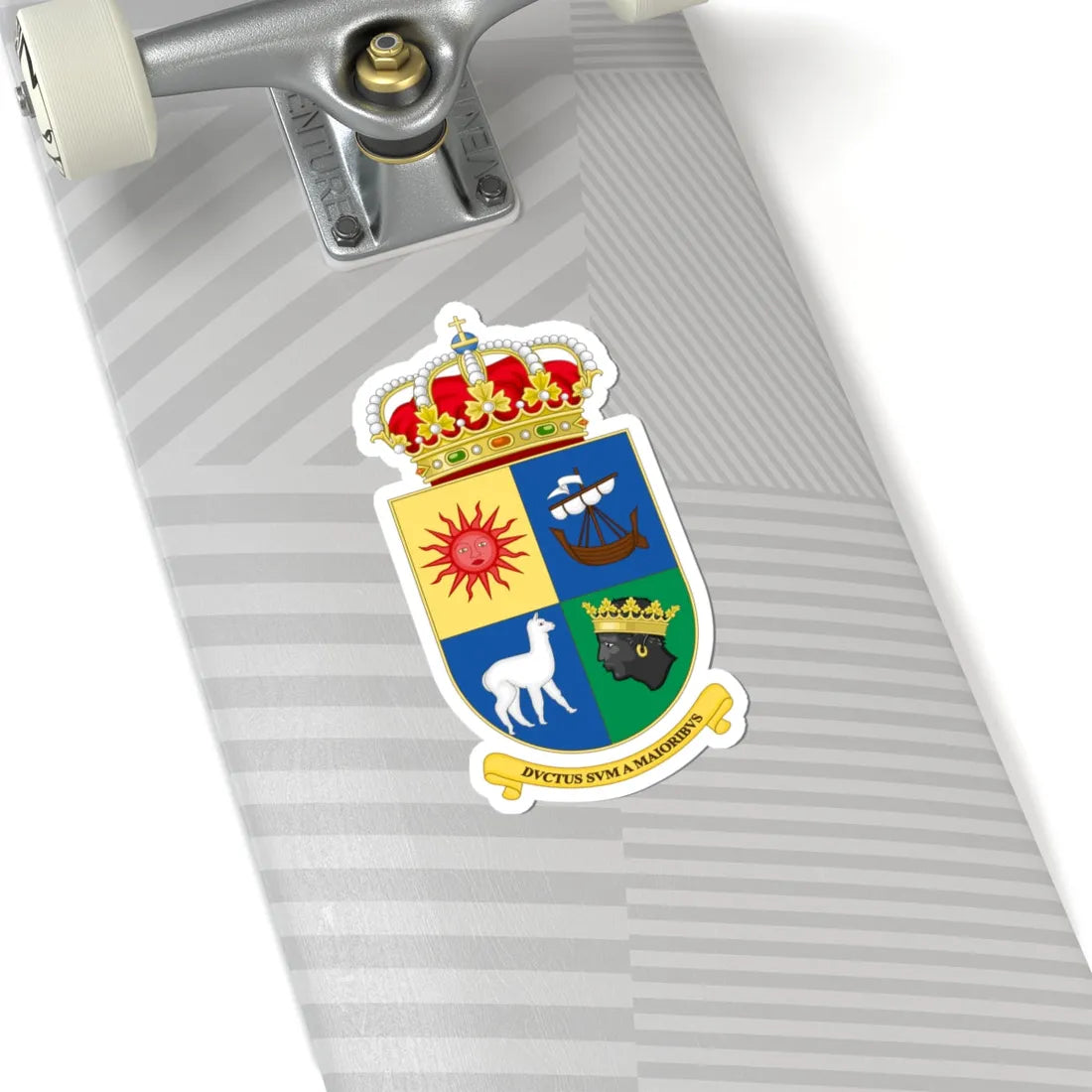 Escudo Real Afroboliviano (Bolivia) (Coat of Arms) STICKER Vinyl Kiss-Cut Decal - The Sticker Space
