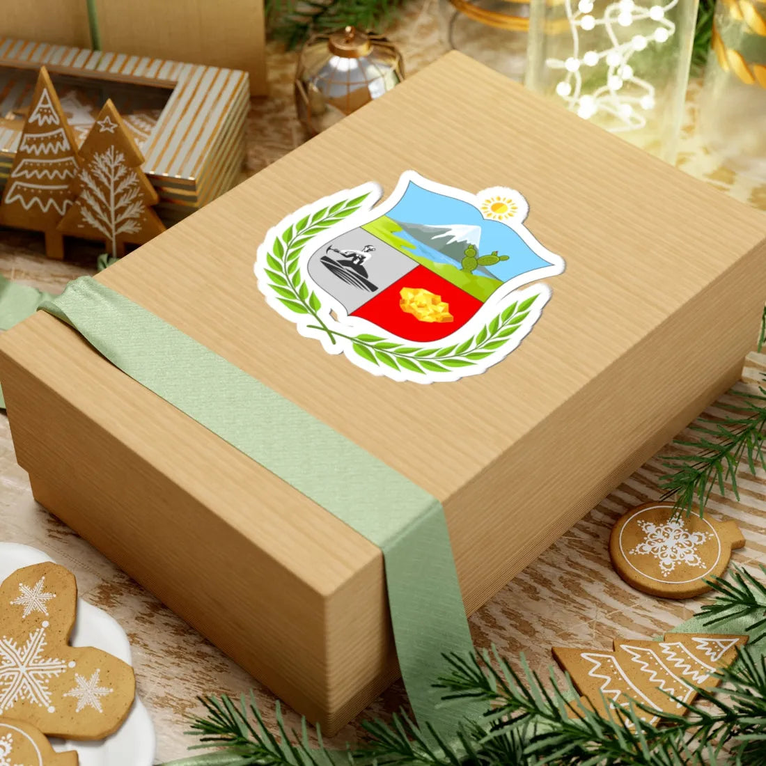 Escudo Región Apurimac (Peru) (Coat of Arms) STICKER Vinyl Kiss-Cut Decal - The Sticker Space