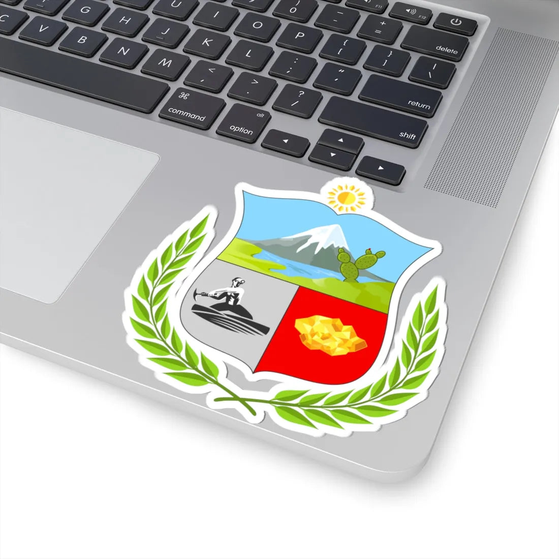 Escudo Región Apurimac (Peru) (Coat of Arms) STICKER Vinyl Kiss-Cut Decal - The Sticker Space