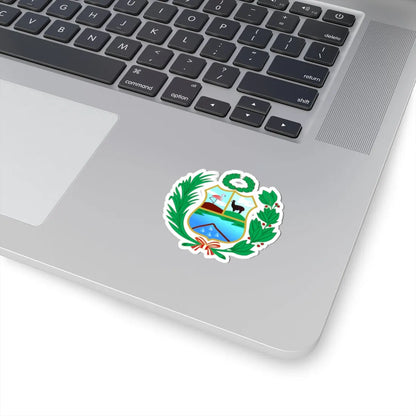Escudo Salinas Huito (Peru) (Coat of Arms) STICKER Vinyl Kiss-Cut Decal - The Sticker Space