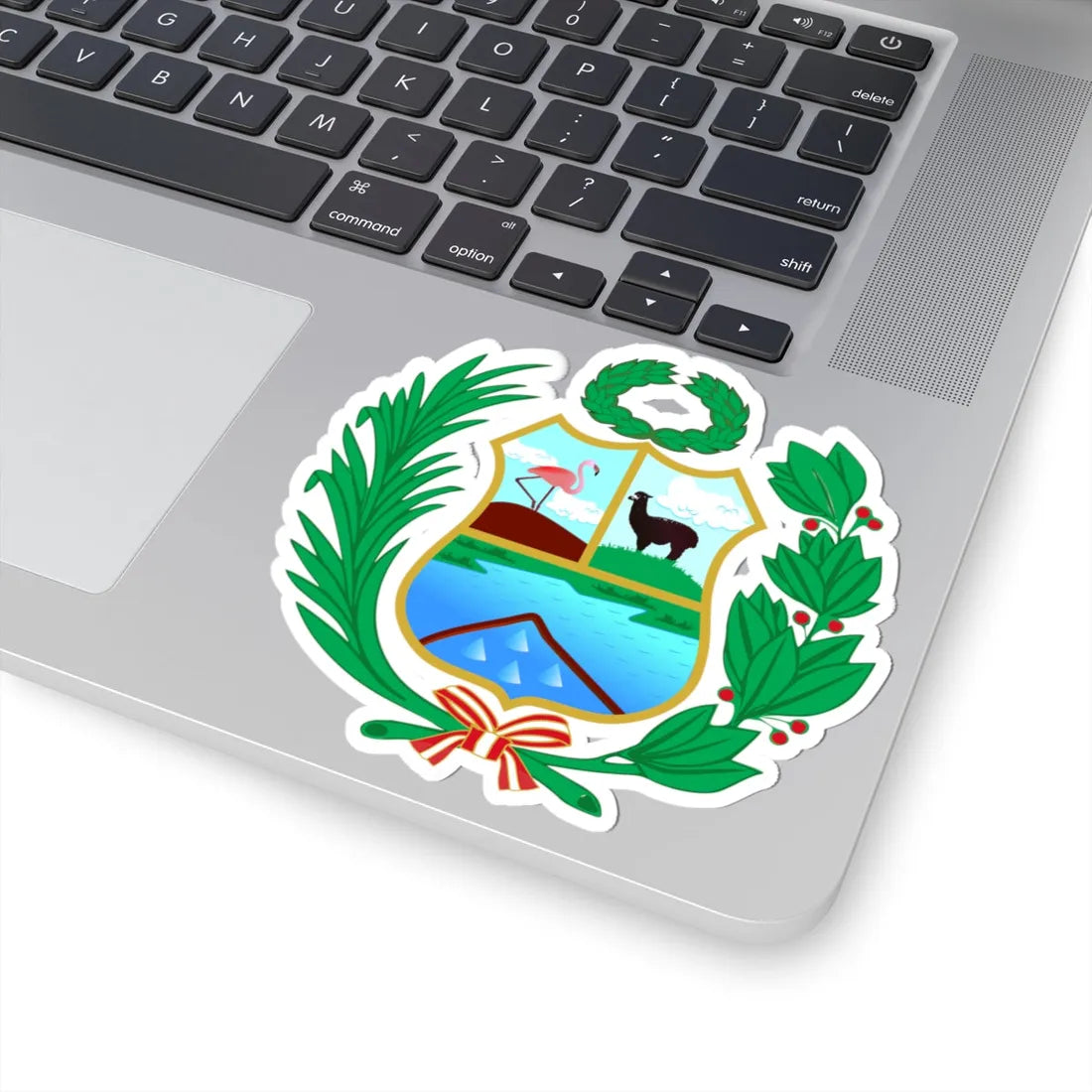 Escudo Salinas Huito (Peru) (Coat of Arms) STICKER Vinyl Kiss-Cut Decal - The Sticker Space