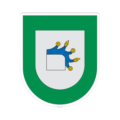 Escudo San Jerónimo Xayacatlán (Mexico) (Coat of Arms) STICKER Vinyl Kiss-Cut Decal 3 Inch White - The Sticker Space