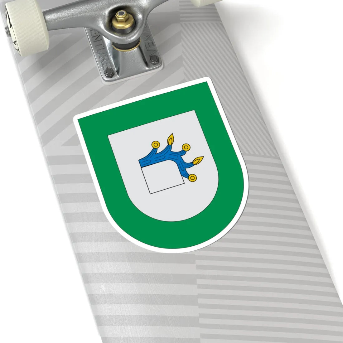 Escudo San Jerónimo Xayacatlán (Mexico) (Coat of Arms) STICKER Vinyl Kiss-Cut Decal - The Sticker Space