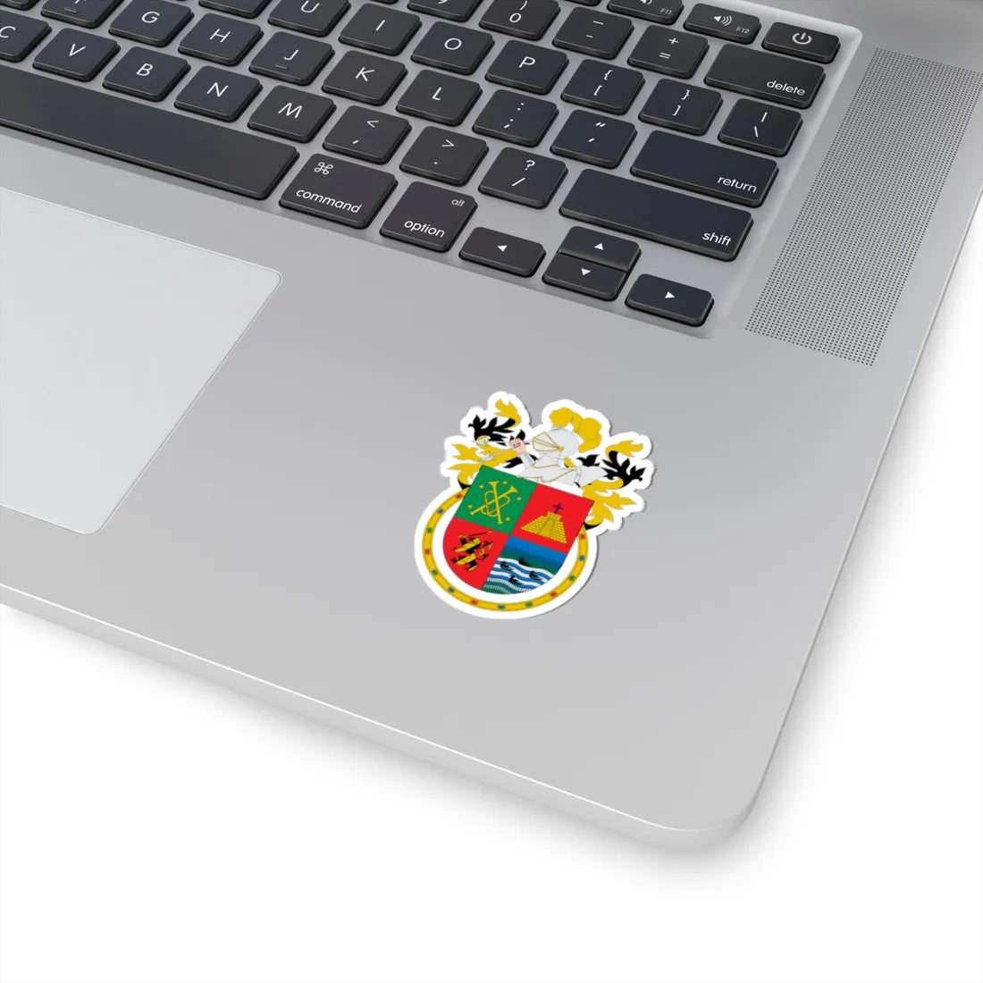 Escudo San Pedro Cholula (Mexico) (Coat of Arms) STICKER Vinyl Kiss-Cut Decal - The Sticker Space