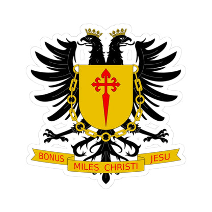 Escudo Seminario Conciliar de Tunja (Colombia) (Coat of Arms) STICKER Vinyl Kiss-Cut Decal 3 Inch White - The Sticker Space