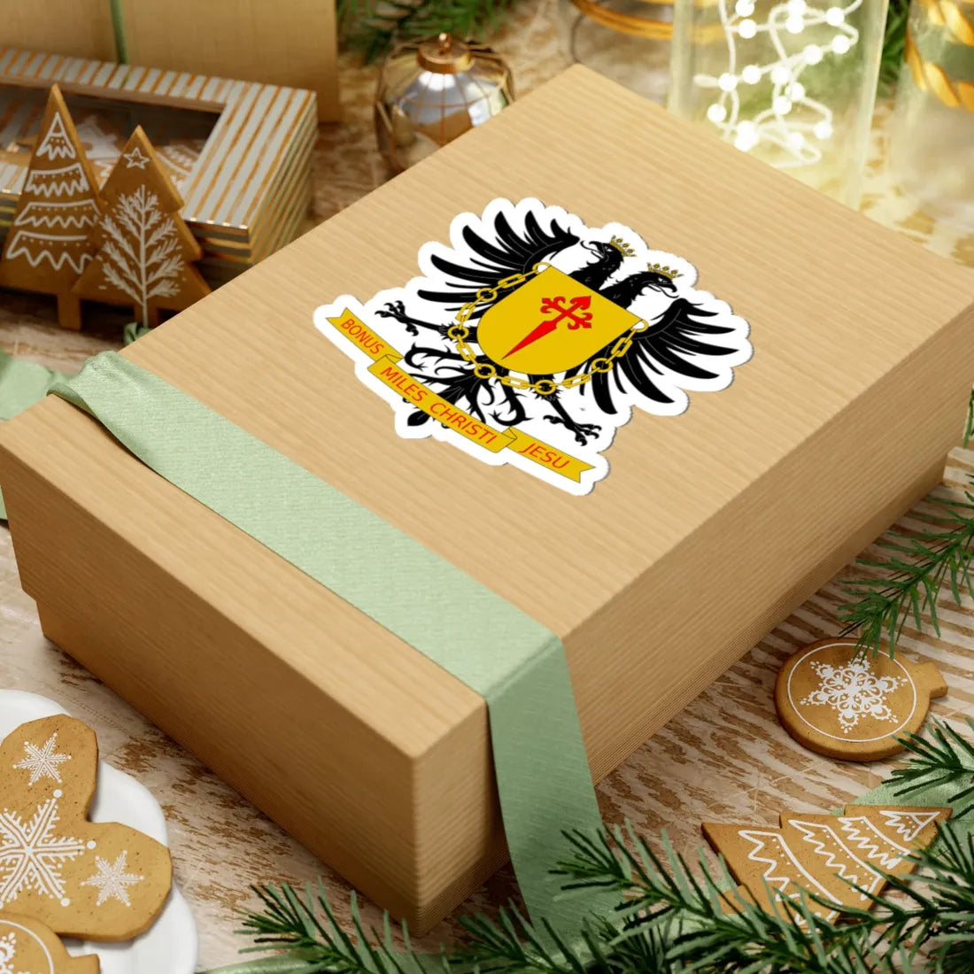 Escudo Seminario Conciliar de Tunja (Colombia) (Coat of Arms) STICKER Vinyl Kiss-Cut Decal - The Sticker Space