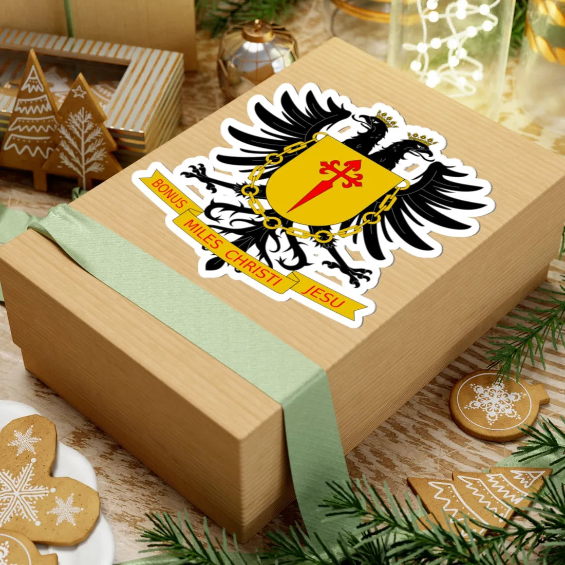 Escudo Seminario Conciliar de Tunja (Colombia) (Coat of Arms) STICKER Vinyl Kiss-Cut Decal - The Sticker Space