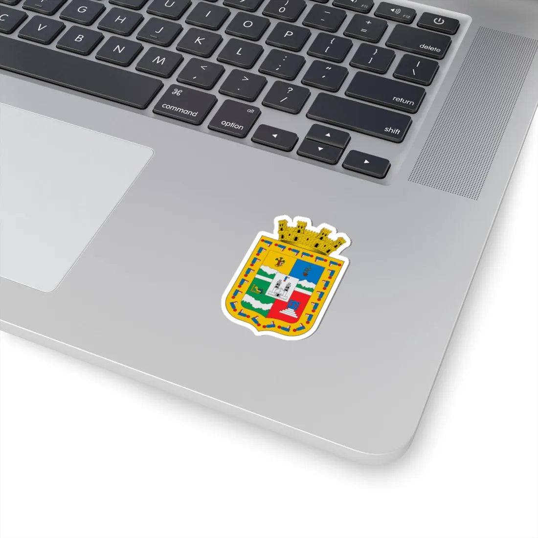 Escudo Teziutlán bueno (Mexico) (Coat of Arms) STICKER Vinyl Kiss-Cut Decal - The Sticker Space