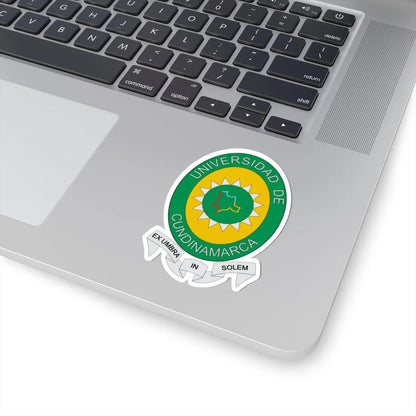 Escudo Universidad de Cundinamarca (Colombia) (Coat of Arms) STICKER Vinyl Kiss-Cut Decal - The Sticker Space