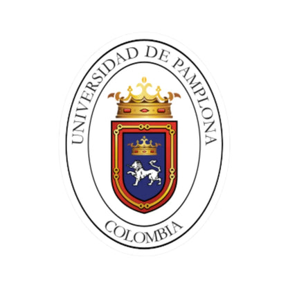 Escudo Universidad de Pamplona (Colombia) (Coat of Arms) STICKER Vinyl Kiss-Cut Decal 2 Inch White - The Sticker Space