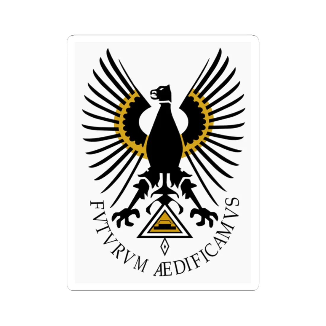 Escudo UPTC (Colombia) (Coat of Arms) STICKER Vinyl Kiss-Cut Decal 2 Inch White - The Sticker Space