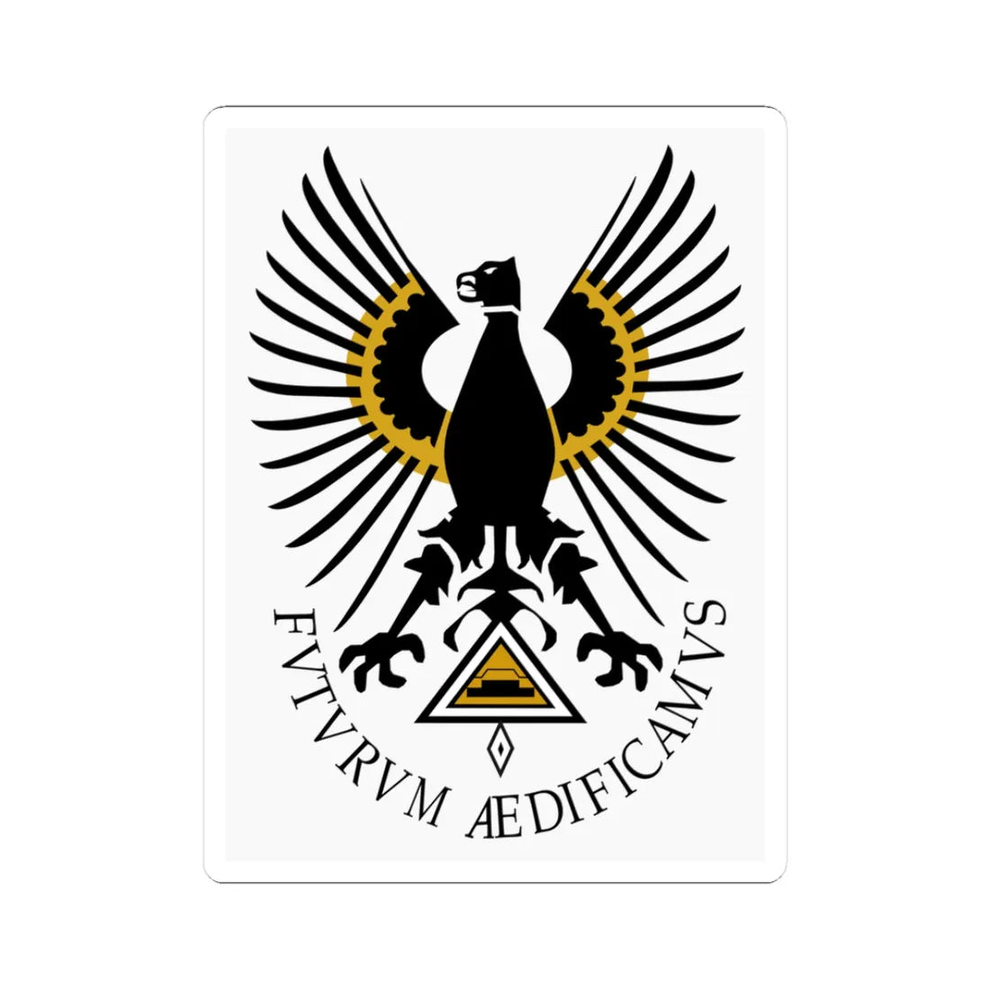 Escudo UPTC (Colombia) (Coat of Arms) STICKER Vinyl Kiss-Cut Decal 3 Inch White - The Sticker Space
