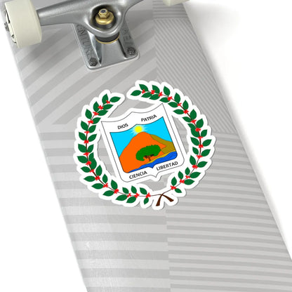 Escudo Vergara Cundinamarca (Colombia) (Coat of Arms) STICKER Vinyl Kiss-Cut Decal - The Sticker Space