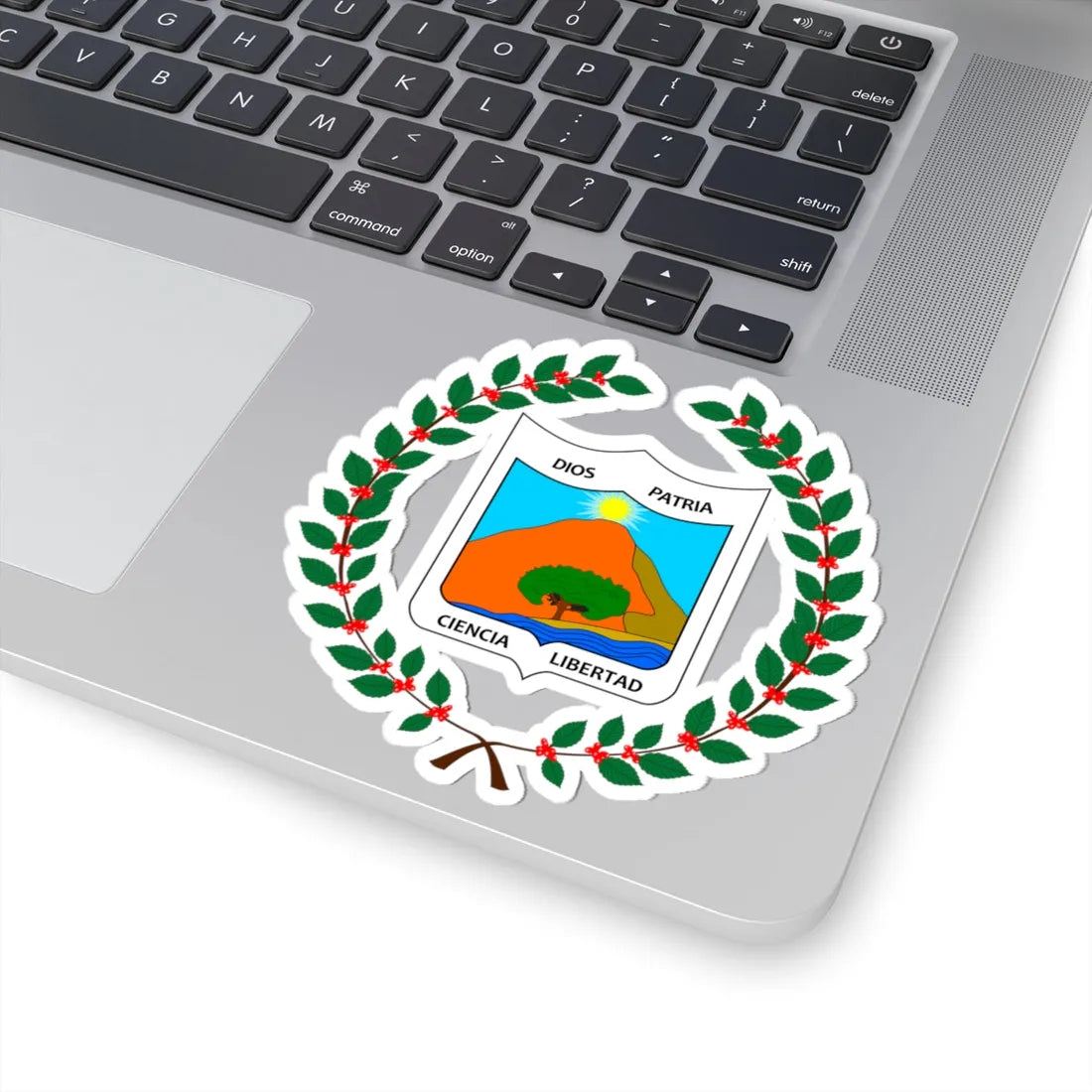 Escudo Vergara Cundinamarca (Colombia) (Coat of Arms) STICKER Vinyl Kiss-Cut Decal - The Sticker Space