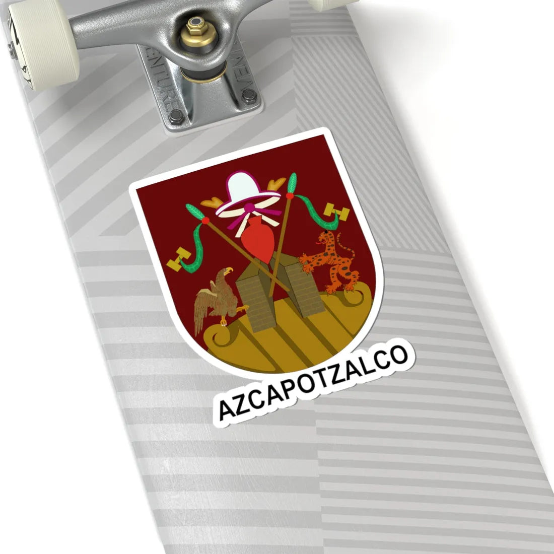Escudo Villa de Azcapotzalco (Costa Rica) (Coat of Arms) STICKER Vinyl Kiss-Cut Decal - The Sticker Space