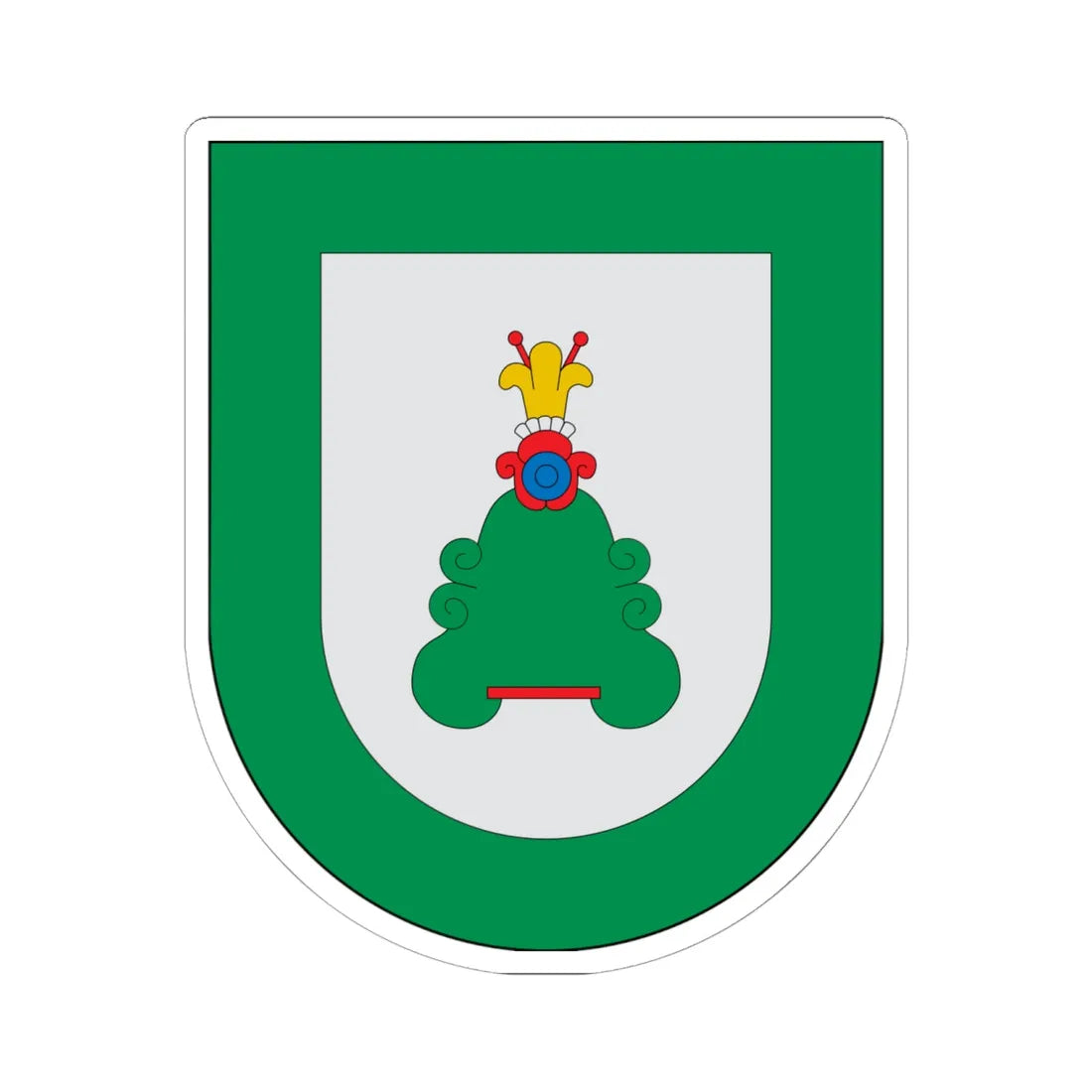 Escudo Xochiltepec (Mexico) (Coat of Arms) STICKER Vinyl Kiss-Cut Decal - The Sticker Space