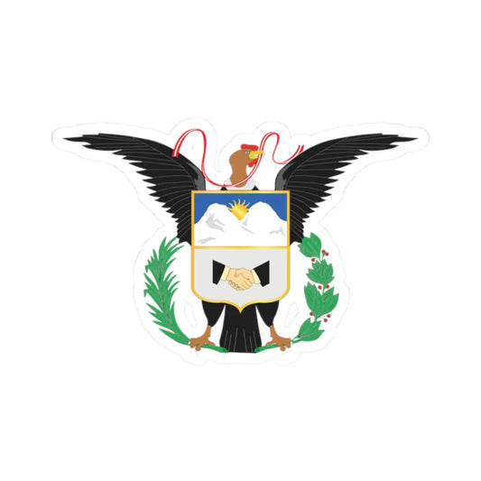 Escudo Yungay (Peru) (Coat of Arms) STICKER Vinyl Kiss-Cut Decal 2 Inch White - The Sticker Space