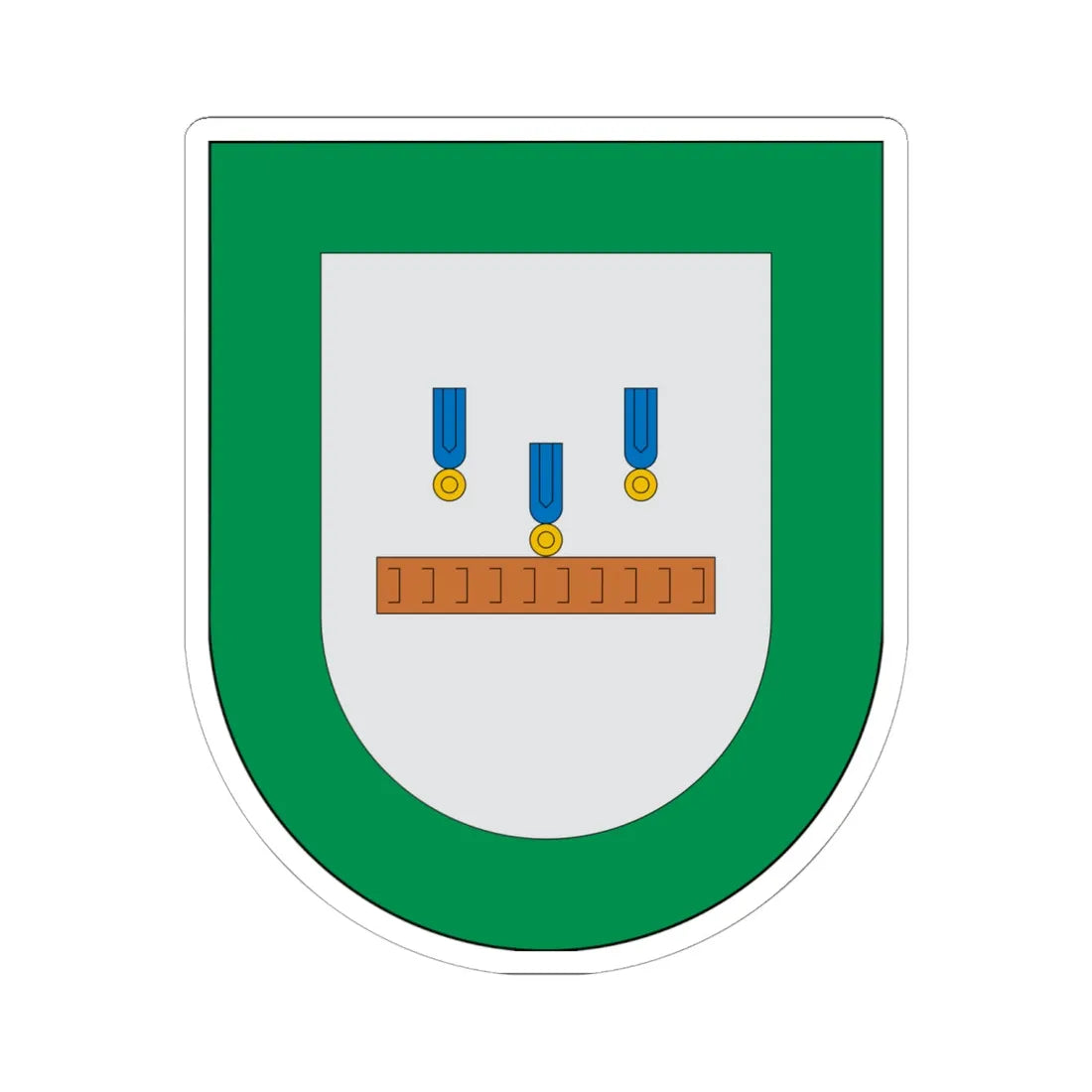 Escudo Zaragoza Puebla (Mexico) (Coat of Arms) STICKER Vinyl Kiss-Cut Decal - The Sticker Space