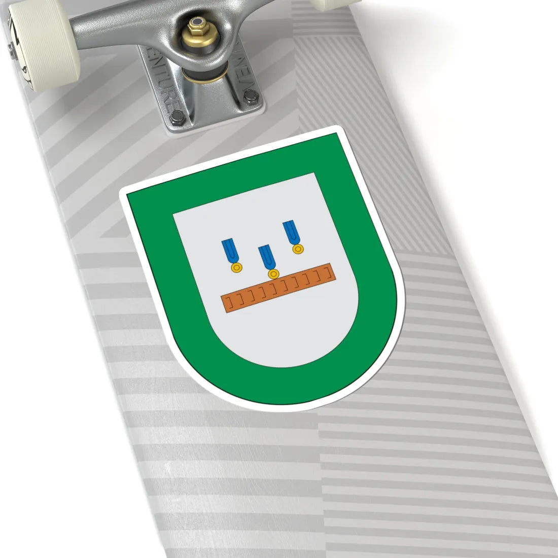 Escudo Zaragoza Puebla (Mexico) (Coat of Arms) STICKER Vinyl Kiss-Cut Decal - The Sticker Space