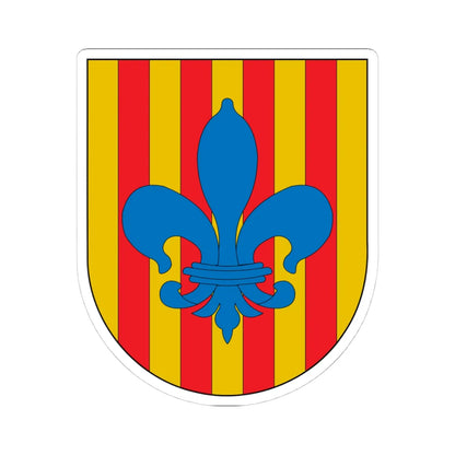 Escut dAgramunt (Spain) (Coat of Arms) STICKER Vinyl Kiss-Cut Decal 4 Inch White - The Sticker Space