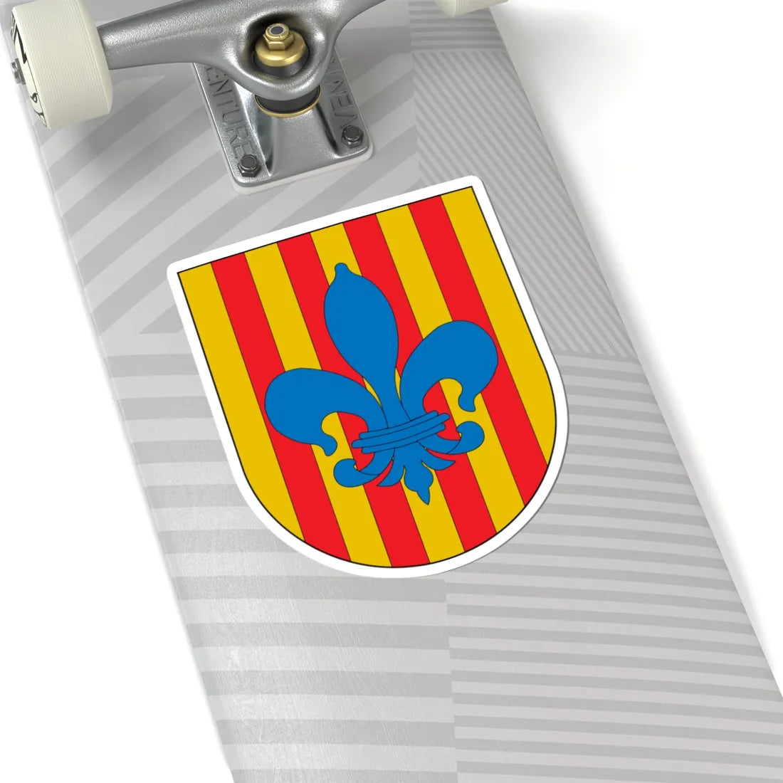 Escut dAgramunt (Spain) (Coat of Arms) STICKER Vinyl Kiss-Cut Decal - The Sticker Space