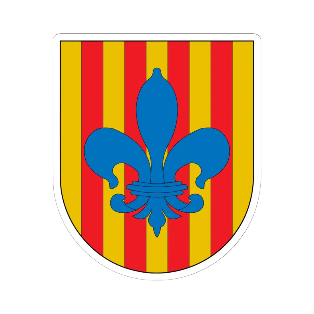 Escut dAgramunt (Spain) (Coat of Arms) STICKER Vinyl Kiss-Cut Decal - The Sticker Space