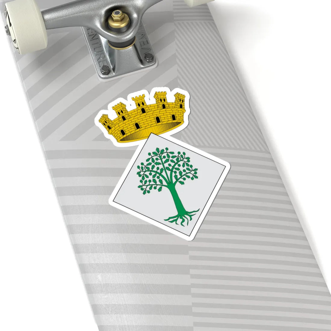 Escut dAlcarràs (Spain) (Coat of Arms) STICKER Vinyl Kiss-Cut Decal - The Sticker Space