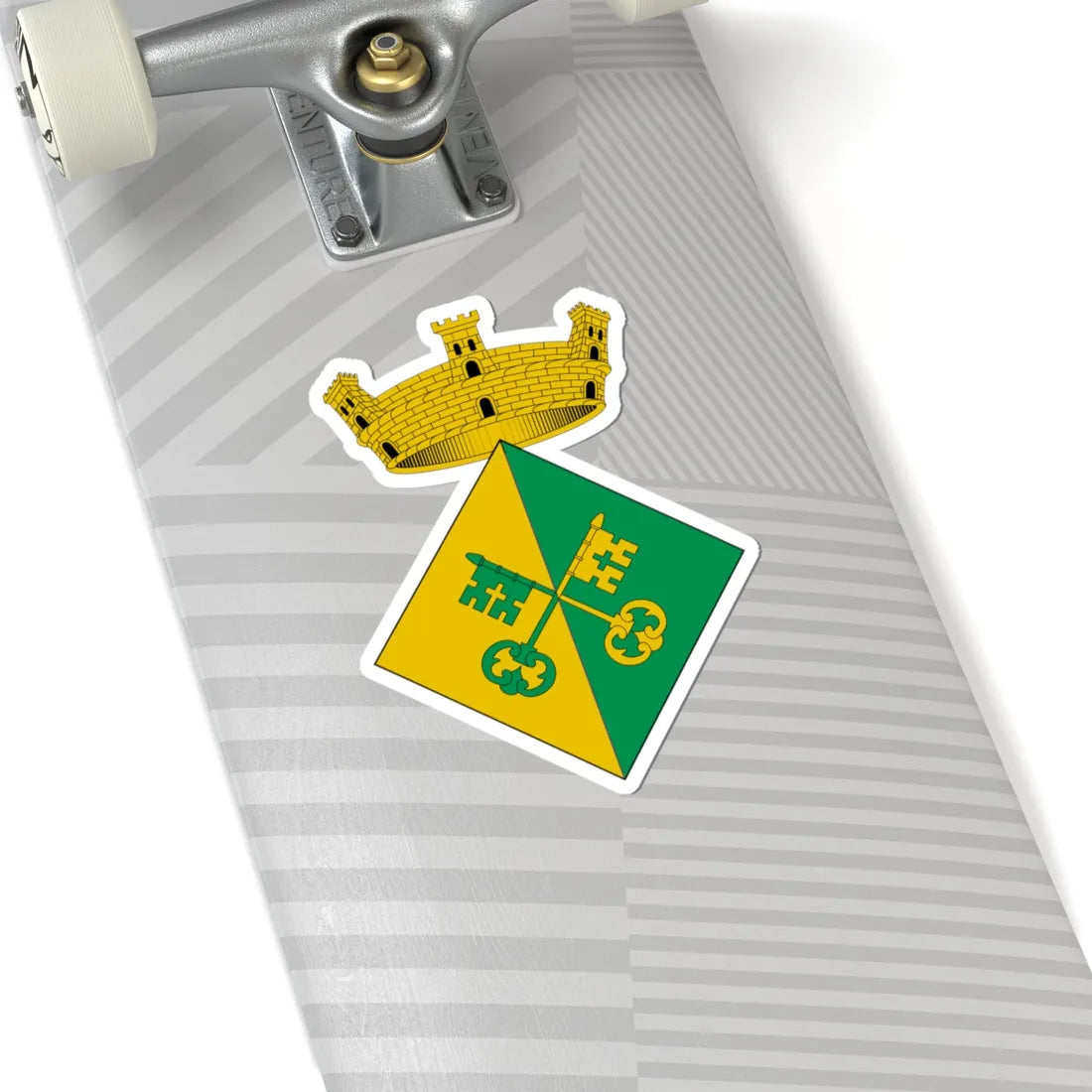 Escut dAlfés THV-ES (Spain) (Coat of Arms) STICKER Vinyl Kiss-Cut Decal - The Sticker Space