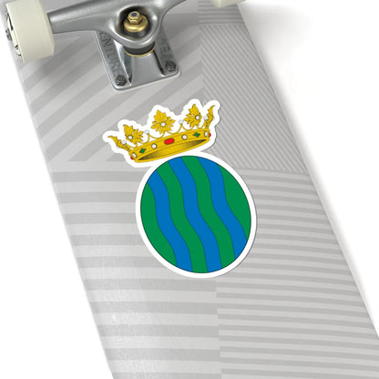 Escut dAndorra la Vella (Andorra) (Coat of Arms) STICKER Vinyl Kiss-Cut Decal - The Sticker Space