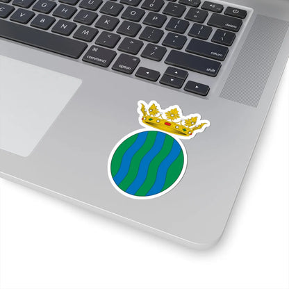 Escut dAndorra la Vella (Andorra) (Coat of Arms) STICKER Vinyl Kiss-Cut Decal - The Sticker Space